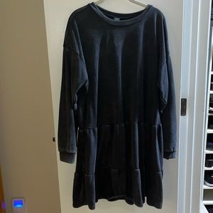 XXL GREY long sleeve dress